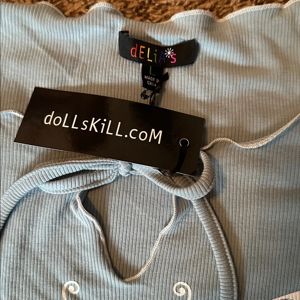 Dolls Kill Delia’s Butterfly Top - Picture 2 of 8